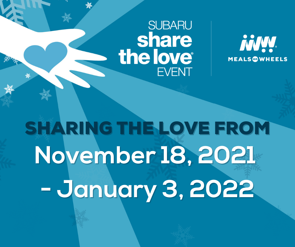 Share the Love until Jan. 3, 2022