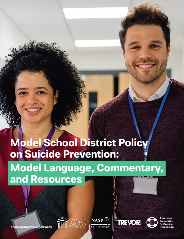 AFSP Model School Policy Front Cover