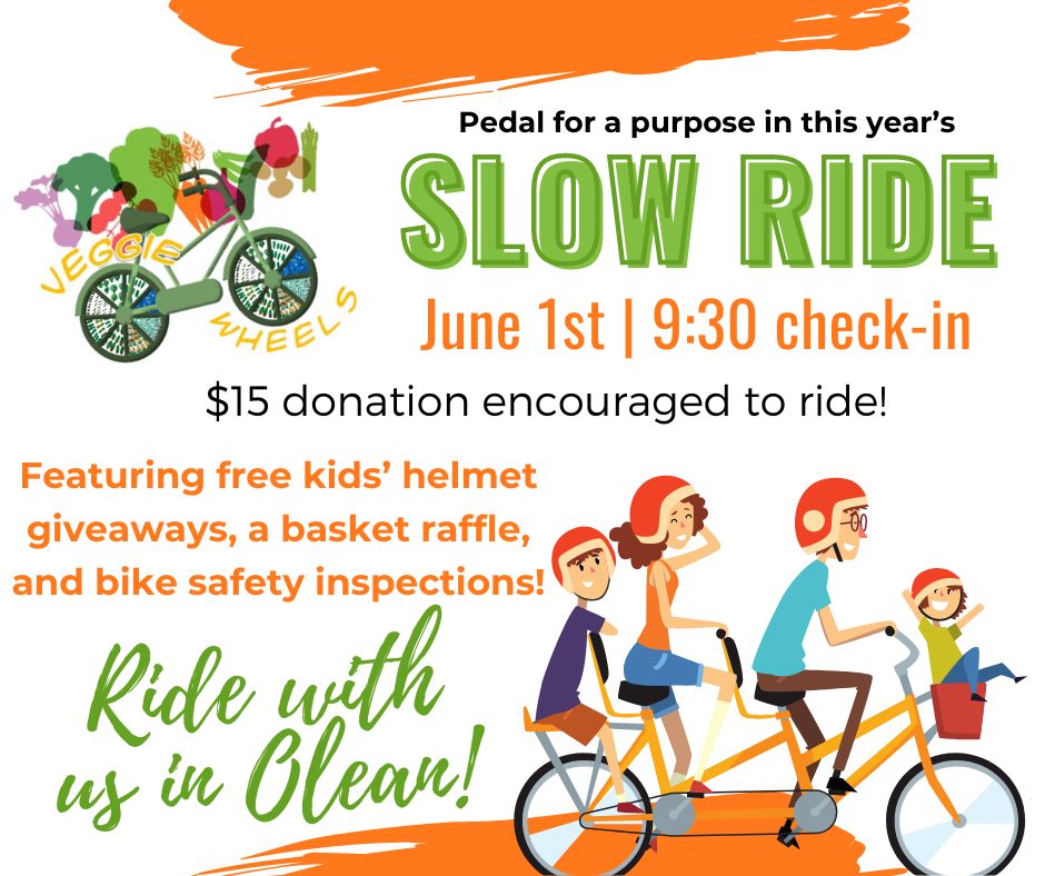 Veggie Wheels Slow Ride bicycle event on 2024-06-01