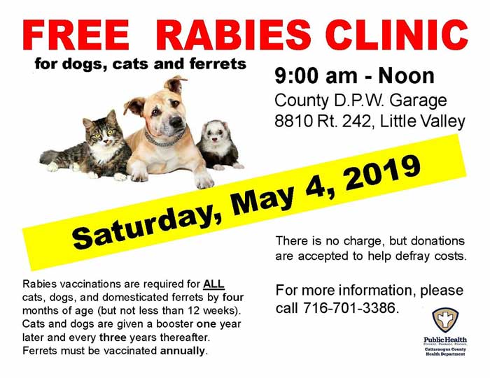free rabies shots in my area