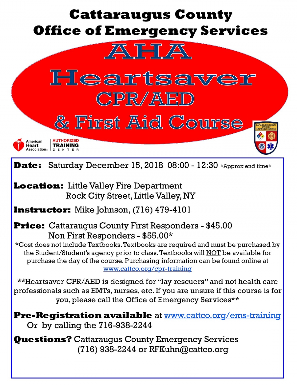 Adlet for CPR-AED course