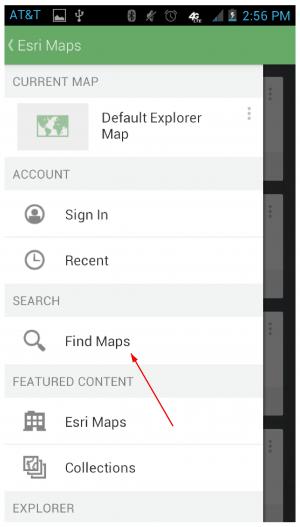 Android 'Find Maps'