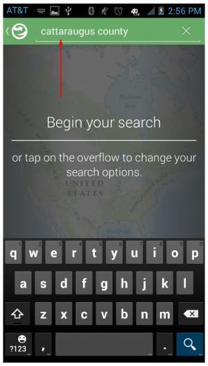 Android Search Screen