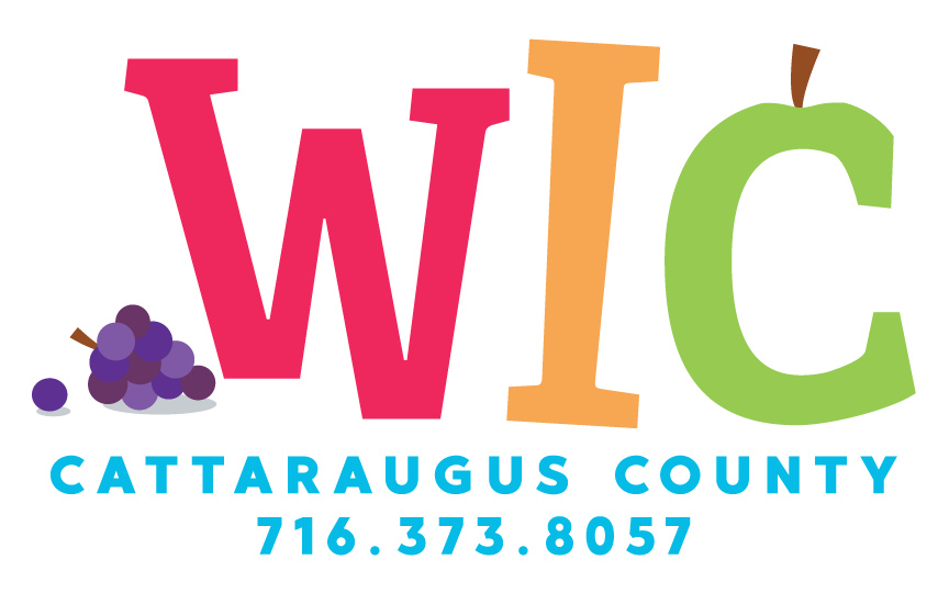 Logo for th WIC (Women, Infants and Children) program in Cattaraugus County