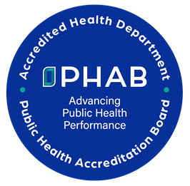 Catt. County is an Accredited Health Department by the Public Health Accreditation Board (PHAB)