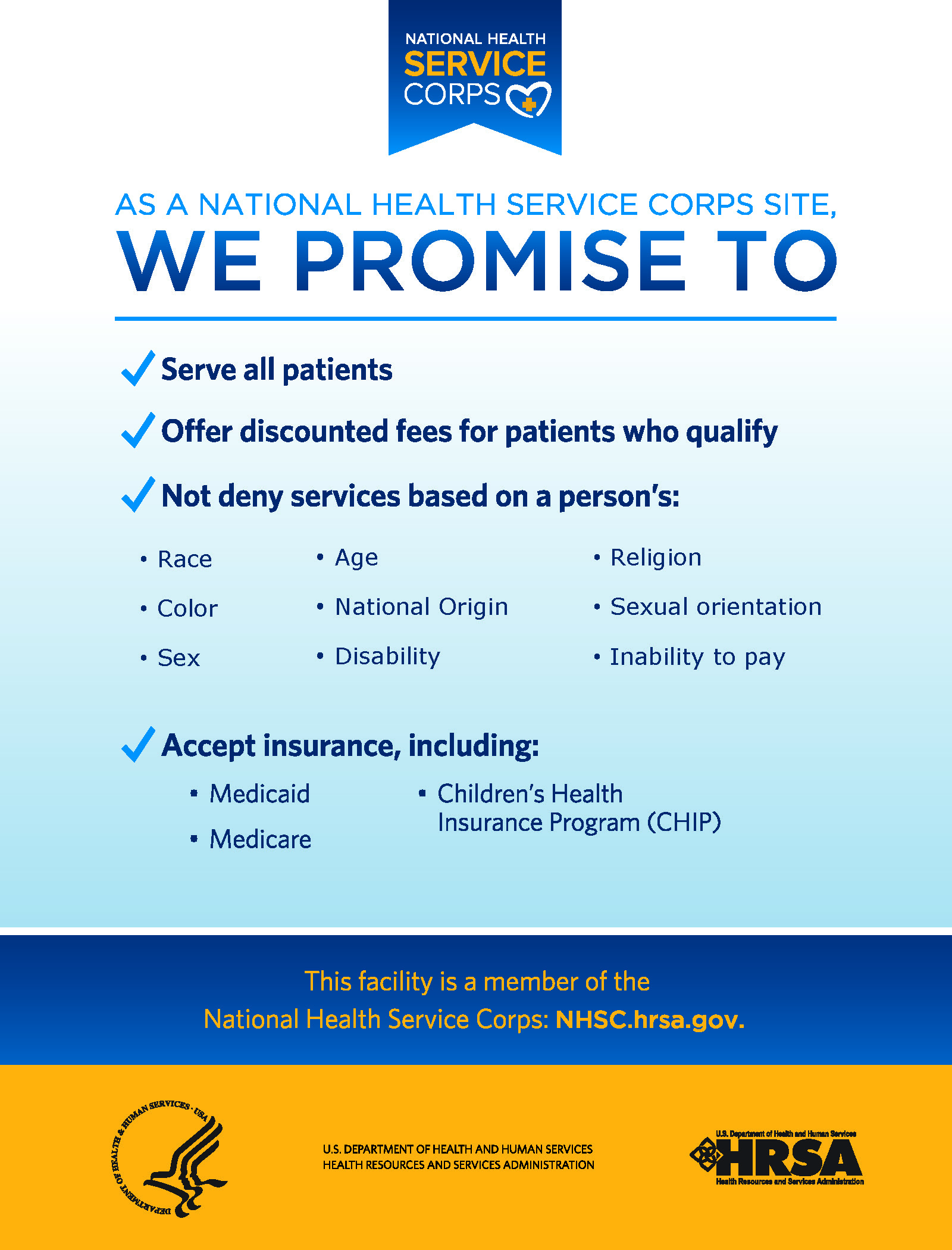 NHSC: As a National Health Service Corp