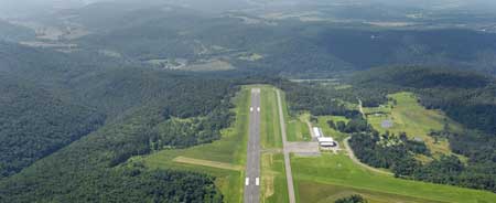 Olean Airport Runway Image