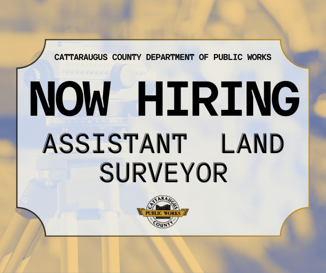 Now Hiring Assistant Land Surveyor - Department of Public Works