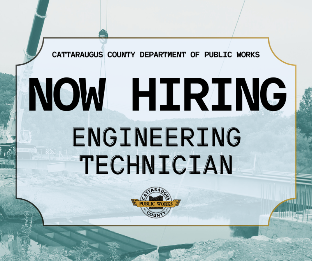 Now Hiring Engineering Technician - Department of Public Works