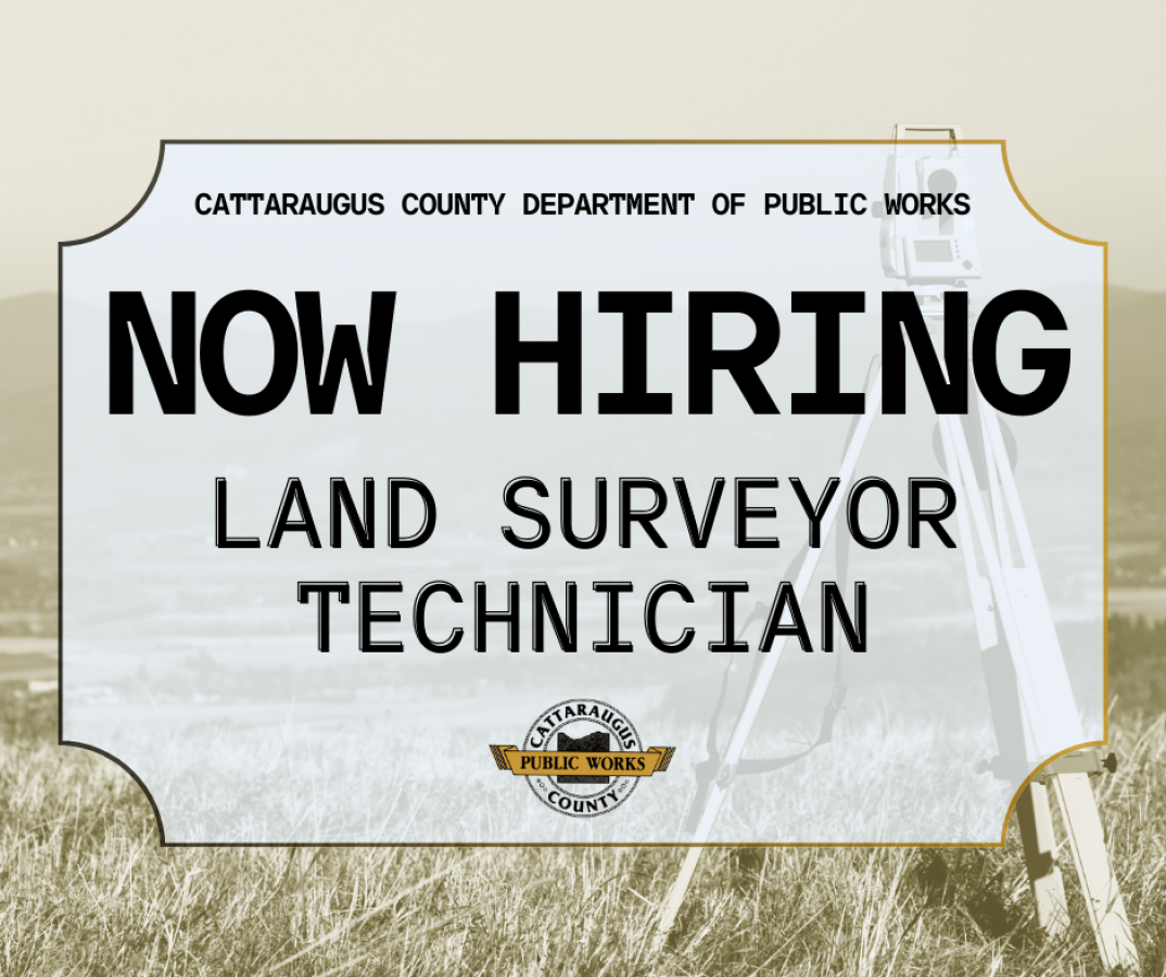 Now Hiring Land Surveyor Technician - Department of Public Works
