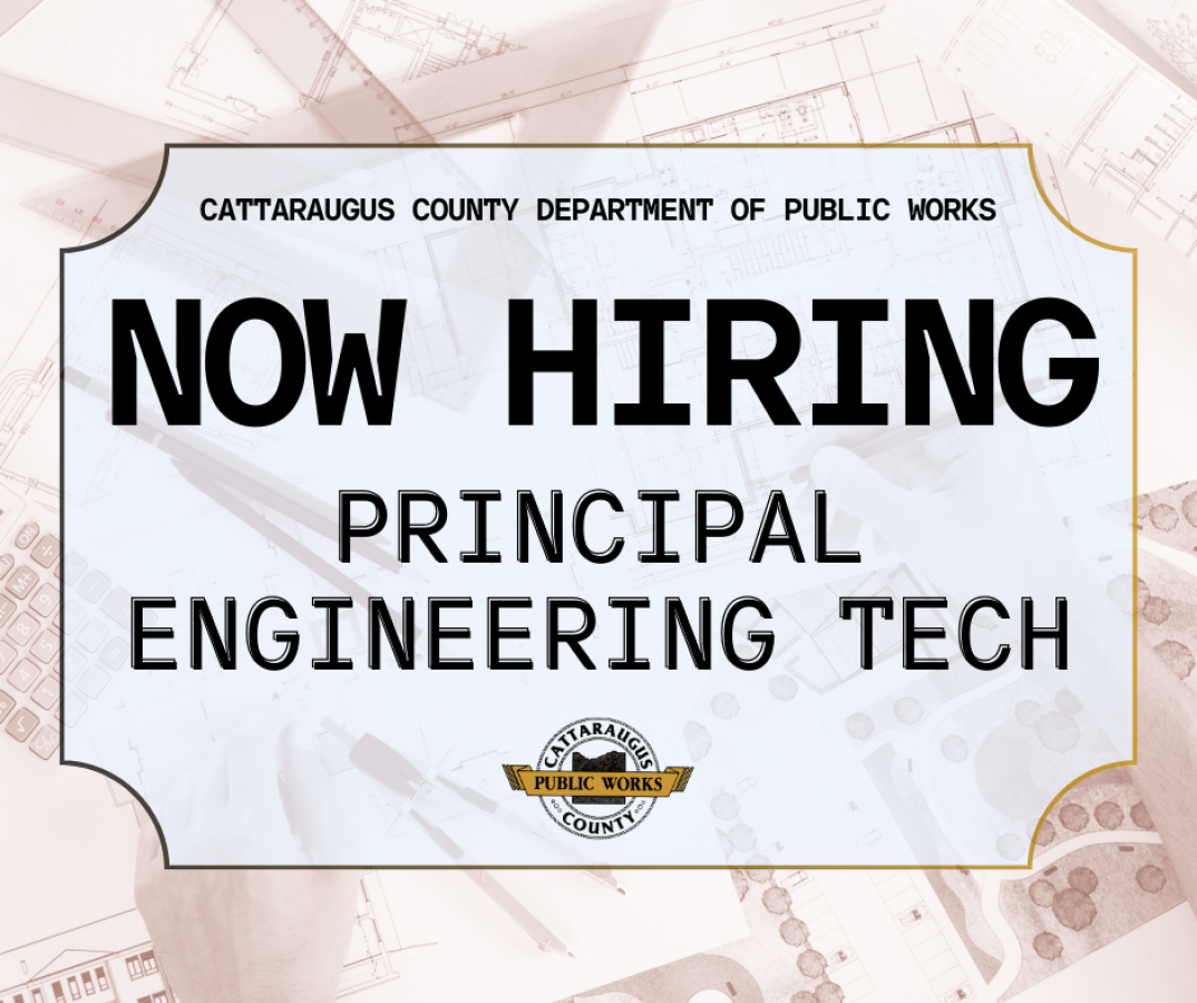 Now Hiring Principal Engineering Technician - Department of Public Works