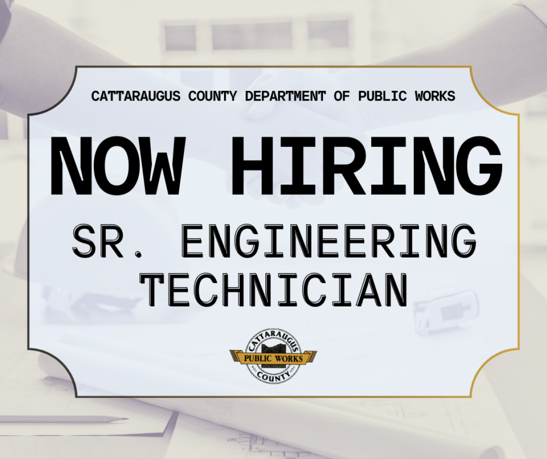 Now Hiring Senior Engineering Technician - Department of Public Works