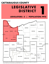 Map of Legislative District 1 for 2024 and beyond